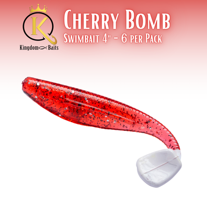 Cherry Bomb - 4" Swimbait