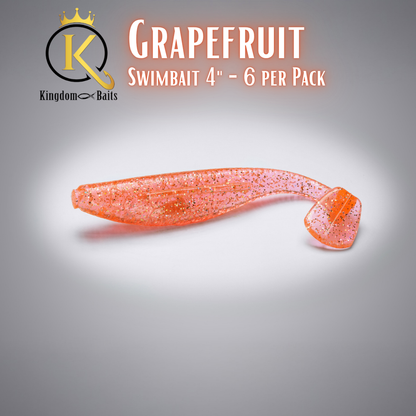 Grapefruit - 4" Swimbait