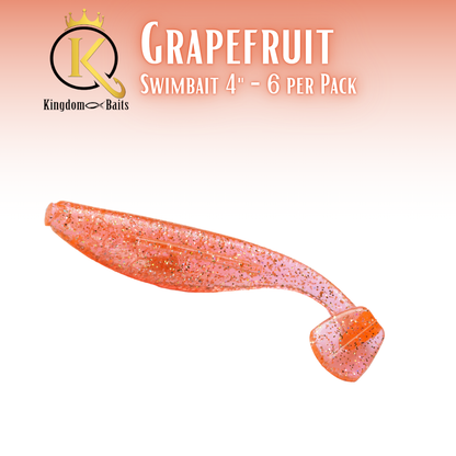 Grapefruit - 4" Swimbait