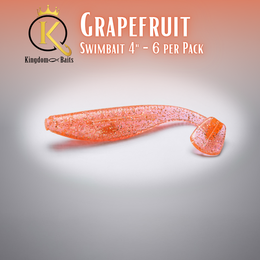 Grapefruit - 4" Swimbait