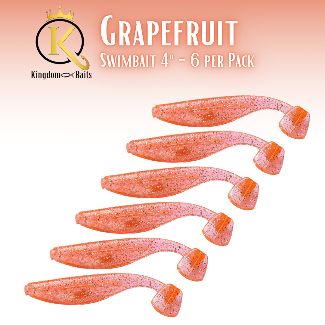Grapefruit - 4" Swimbait
