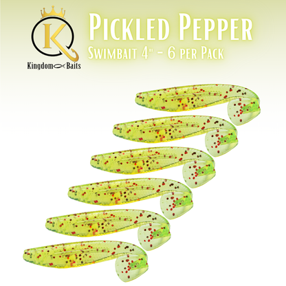 Pickled Pepper - 4" Swimbait