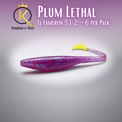 Plum Lethal - El Camaron 5 1/2" Bait