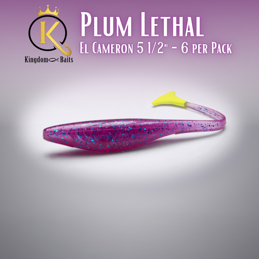 Plum Lethal - El Camaron 5 1/2" Bait