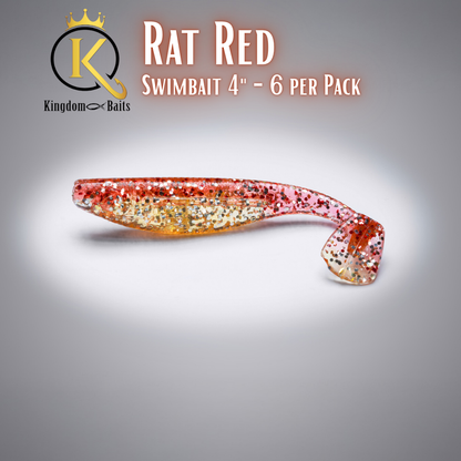Rat Red - 4" Swimbait
