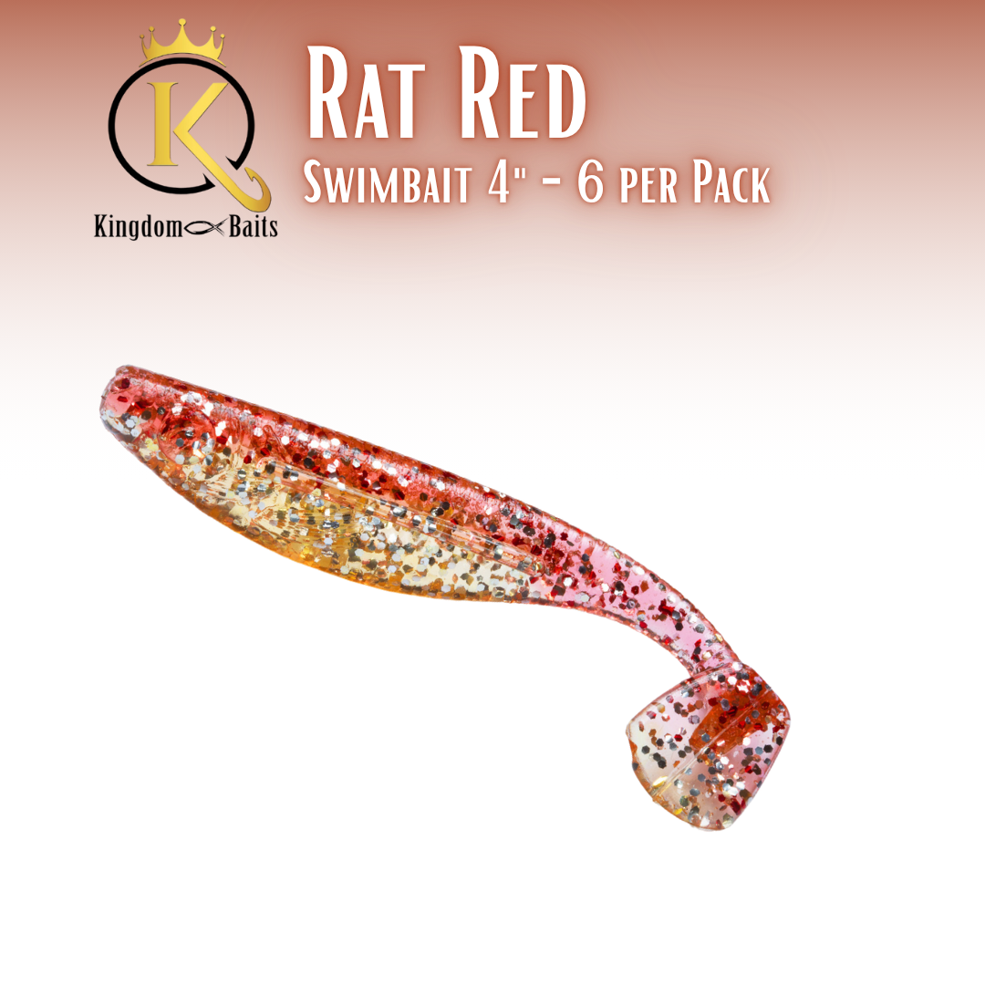Rat Red - 4" Swimbait