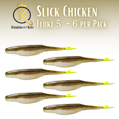 Slick Chicken - 5" Fluke